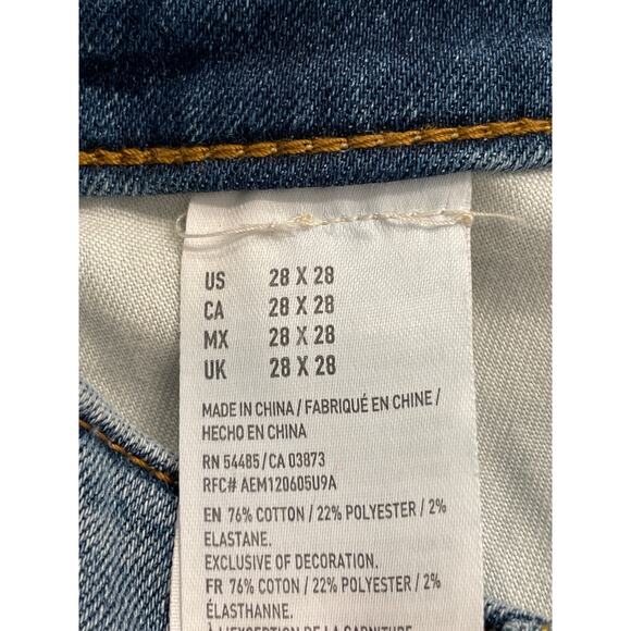 American Eagle Outfitters distressed cropped skinny 28's - Picture 4 of 11